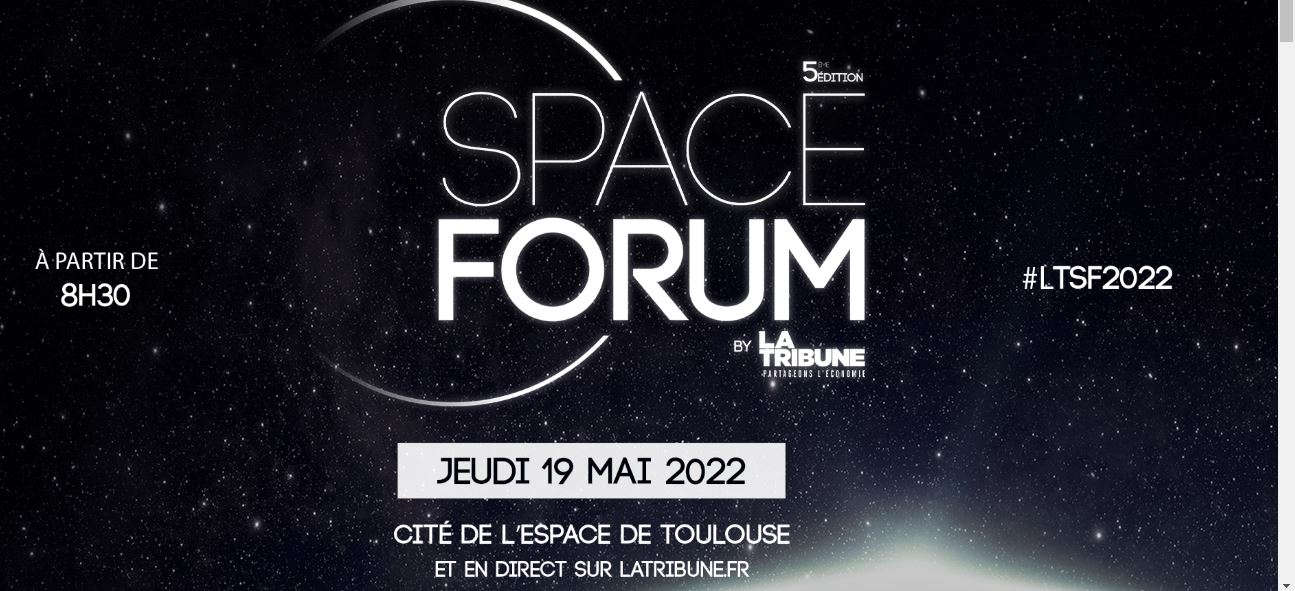 Space Forum 2022, le 19 mai 2022