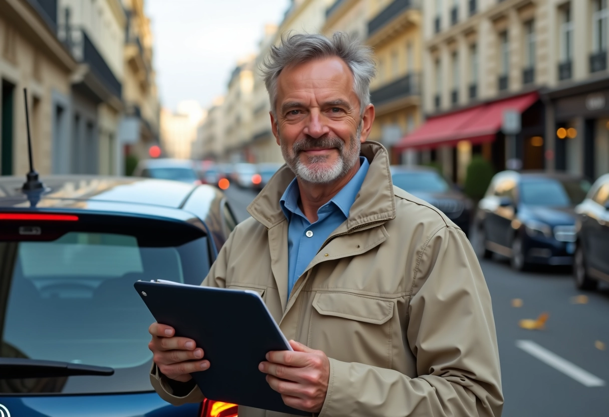 Homme avec dossier d